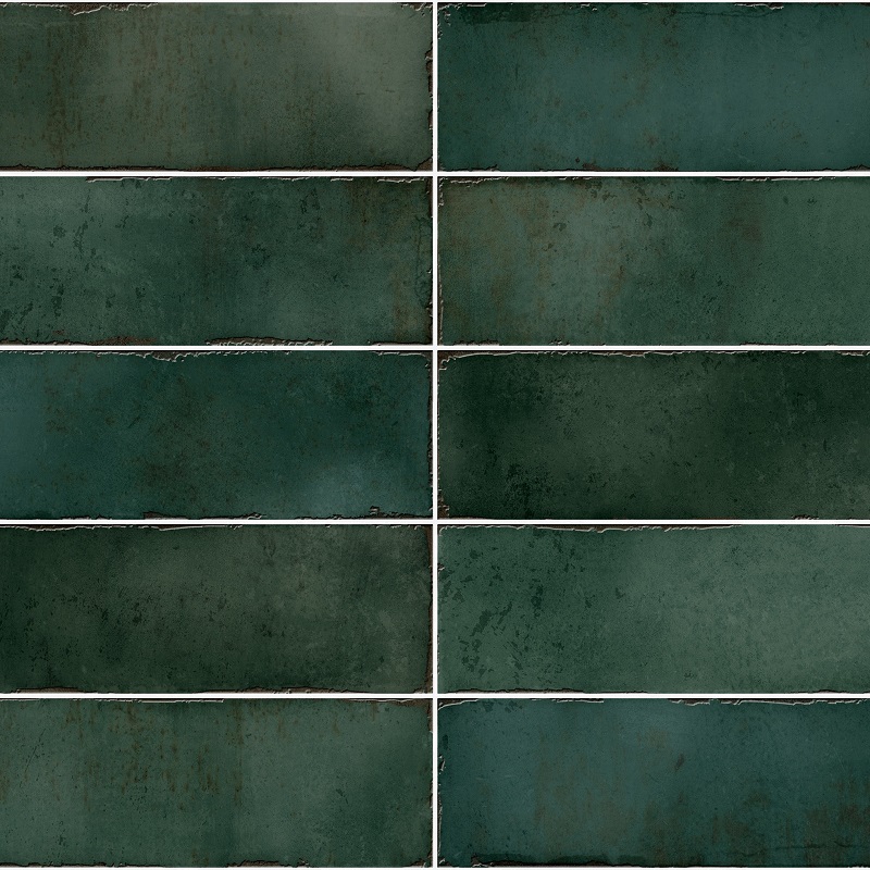 Keramische binnentegel CeraVision Cosmos Green glans 6,9x24x0,85cm - Cosmos green glans - 13353