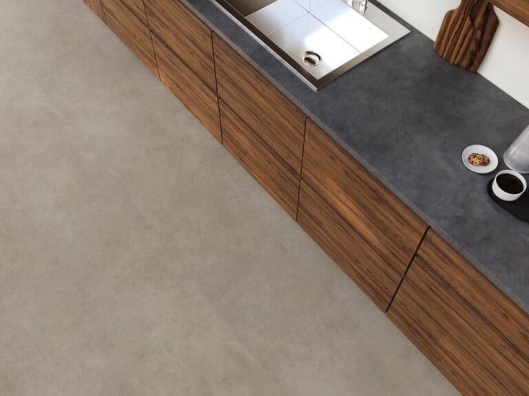 Ambiant Cerino click SRC grey 6043103719 - Floorlife highbury dryback grey plak pvc 6040100719 sfeer - 21700