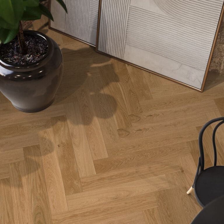 Floorlife Parket Encino visgraat rustiek blank 5110102019 - Floorlife parket encino visgraat rustiek blank sfeer - 20305