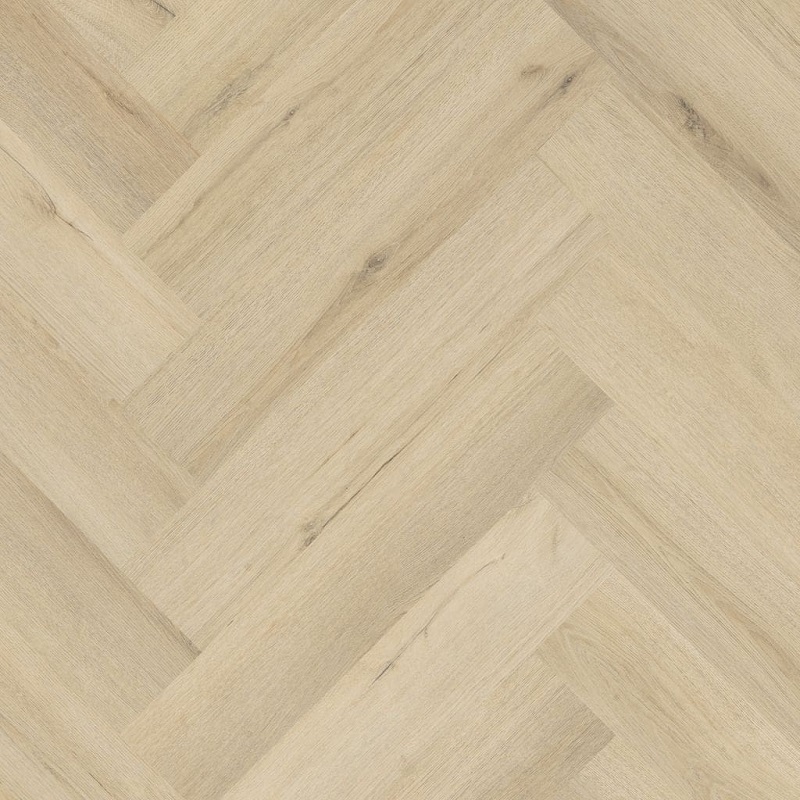 Ambiant Spigato XL Valento visgraat click SRC warm beige 6081201119 - Floorlife yup xl greenford herringbone dryback warm beige plak pvc 6080101119 - 21561