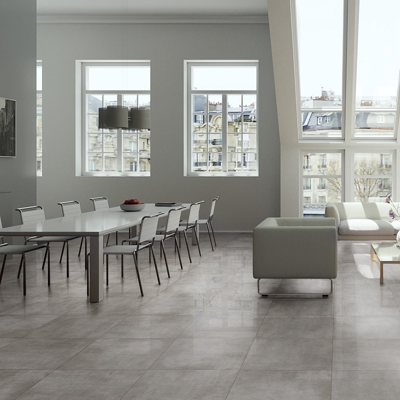 Keramische binnentegel Michel Oprey Sintesi Flow Taupe naturale 60x60x0,9cm - Flow 600 taupe lap ret living - 16257