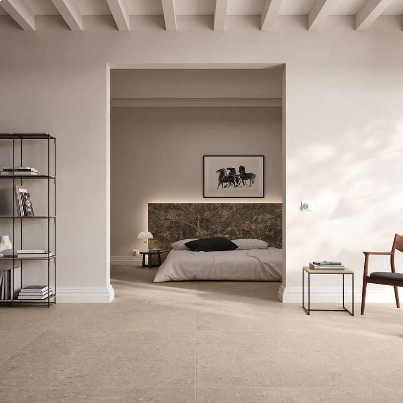 Keramische binnentegel Michel Oprey Keope Heritage Beige spazzolato 30x60x0,9cm - Heritage beige sfeer 1 - 18384