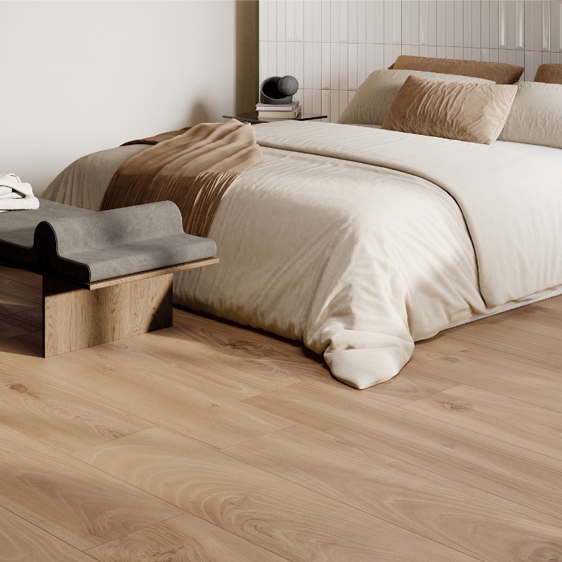 Keramische binnentegel Michel Oprey La Fabbrica Honey Wood Noce naturale 20x120x0,88cm - Honey wood noce sfeer 1 - 20881