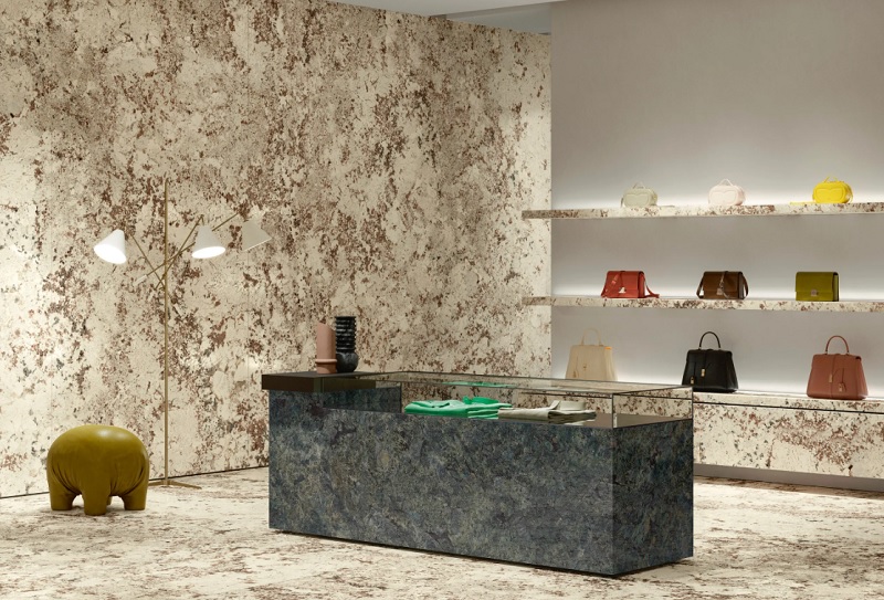 Keramische binnentegel Ariostea Marmi Classici Alaska White Lappato 60x120x0,8cm - Keramische binnentegel ariostea marmi classici alaska white sfeer - 20780