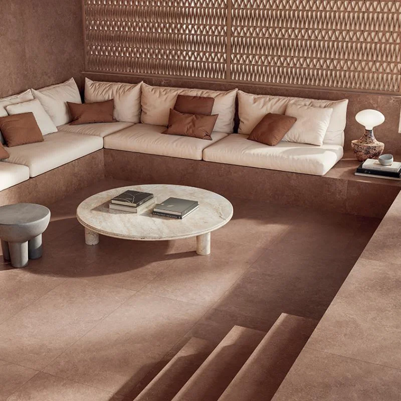 Keramische binnentegel Flaviker MIDI Nature Terre Rood mat 60x120x0,85cm 0021172 - Keramische binnentegel flaviker midi nature terre rood mat 60x120x085cm 0021172 sfeer - 0021172
