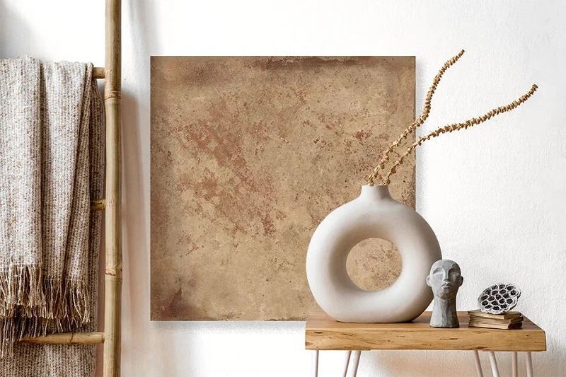 Keramische binnentegel Tagina ILCOTTOTAGINA Natural Bruin mat 90x90x1cm 116041 - Keramische binnentegel tagina ilcottotagina natural bruin mat 60x60x1cm 116095 sfeer 1 - 116041