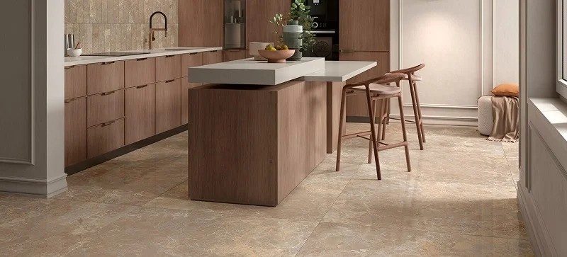 Keramische binnentegel Verde Cosmopolitan Tortora Bruin mat 120x120x0,85cm 1005014 - Keramische binnentegel verde cosmopolitan tortora bruin mat 60x60x085cm 1005058 sfeer 1 - 1005014
