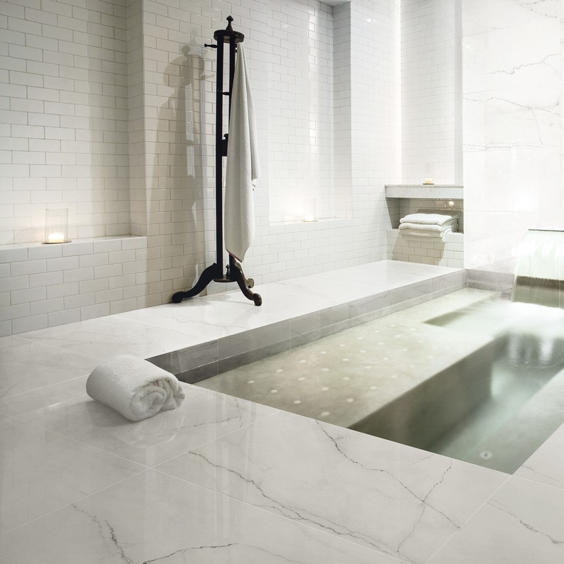 Keramische binnentegel Ariostea Marmi Classici Calacatta Lincoln Lucidato 60x120x0,8cm - Marble effect floors calacatta lincoln 01 - 20791