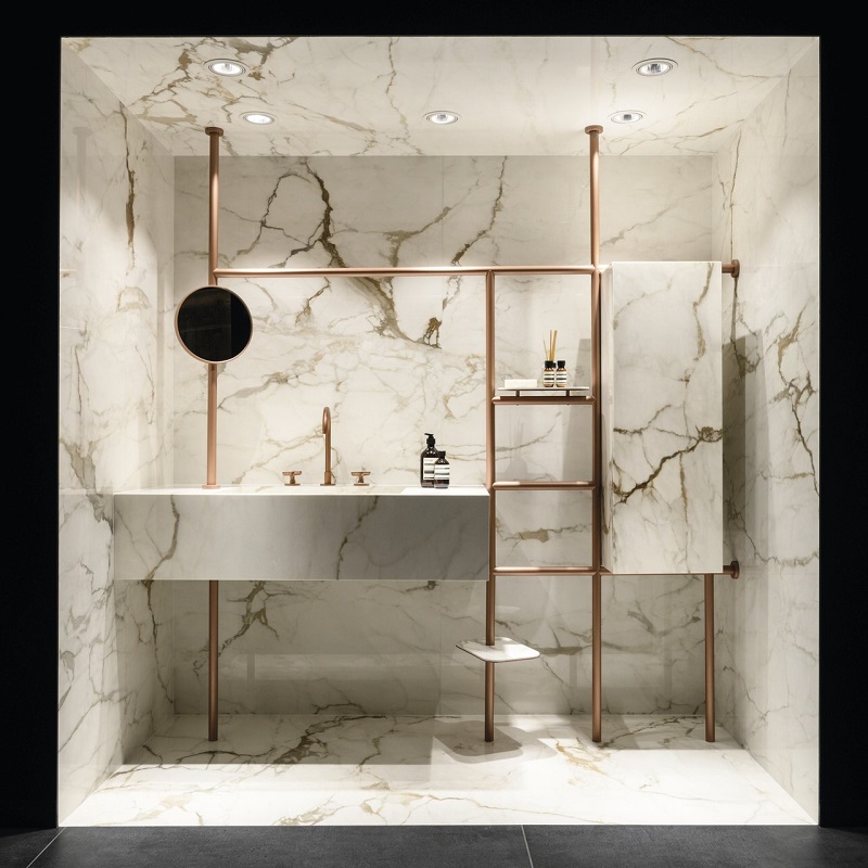 Keramische binnentegel Ariostea Ultra Marmi Calacatta Macchia Vecchia Prelucidato 120x120x0,6cm - Marble effect floors calacatta macchia vecchia 02 1 - 20863