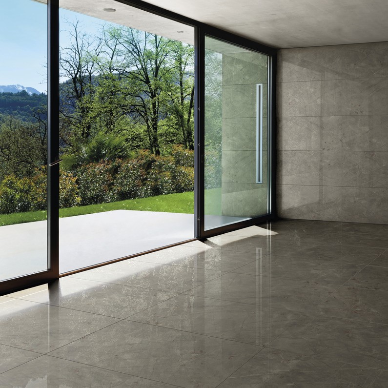Keramische binnentegel Ariostea Marmi Classici Pulpis Grey Lucidato 60x120x0,8cm - Marble effect grey floors pulpis grey 01 - 20820