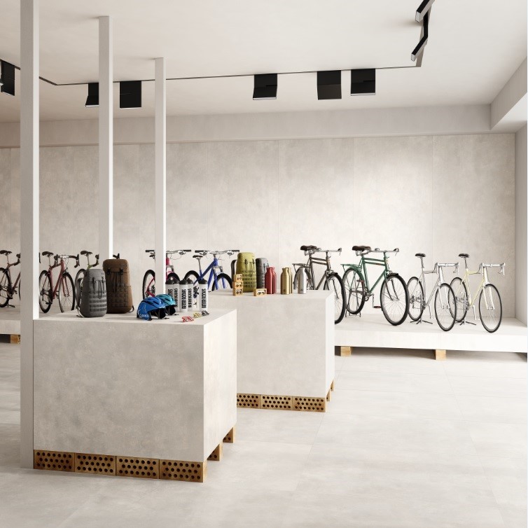 Keramische binnentegel Casalgrande Padana Metropolis White 30x60x0,9cm - Metropolis white 1 - 14265