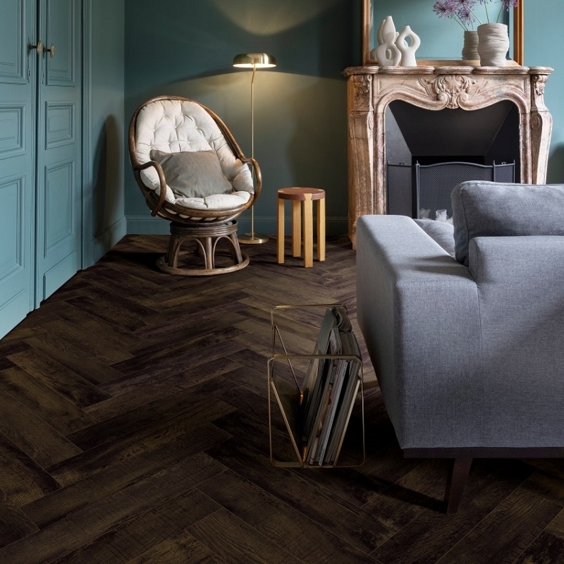 Moduleo LayRed Herringbone Country Oak 54991 click PVC - Moduleo layred herringbone country oak 54991 click pvc visgraat sfeer - Moduleo 54991