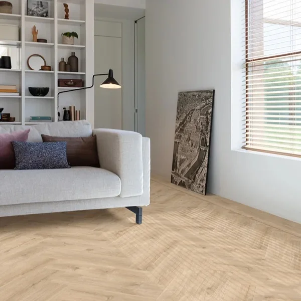 Moduleo Roots Herringbone Galway Oak 87245 (dryback) Plak PVC RO87245HB40988 - Moduleo roots herringbone galway oak 87245 dryback plak pvc ro87245hb40988 sfeer - Moduleo Plak HB 87245
