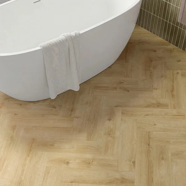 Moduleo Roots Herringbone Galway Oak 87275 (dryback) Plak PVC RO87275HB40989 - Moduleo roots herringbone galway oak 87275 dryback plak pvc ro87275hb40989 sfeer - Moduleo Plak HB 87275