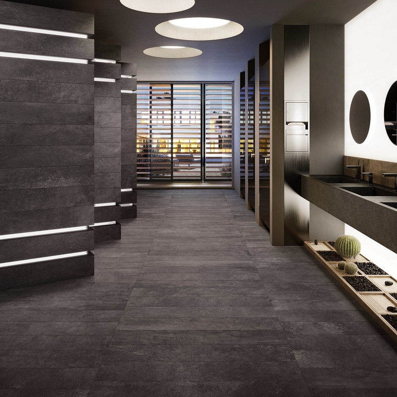Keramische binnentegel Michel Oprey Keope Moov Anthracite naturale 60x60x0,9cm - Moov anthracite 1 - 16328