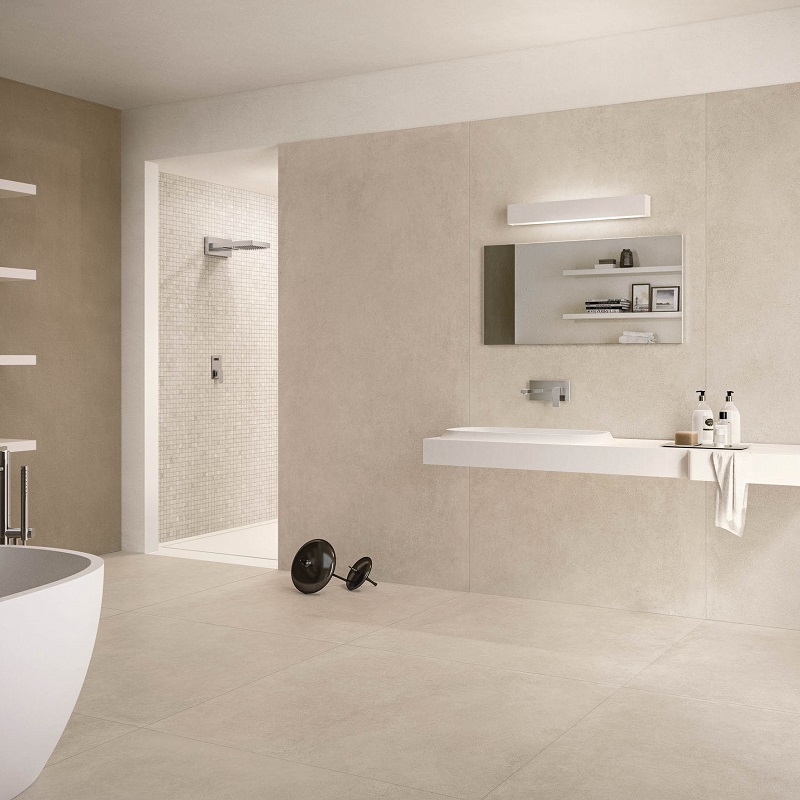 Keramische binnentegel Michel Oprey Keope Moov Ivory naturale 120x120x0,9cm - Moov ivory 2 - 16334
