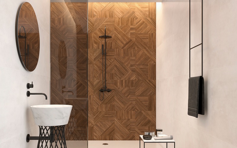 Keramische binnentegel CeraVision Nantes Rlv. Natura Decor 60x120x0,9cm - Nantes natura sfeer - 18605