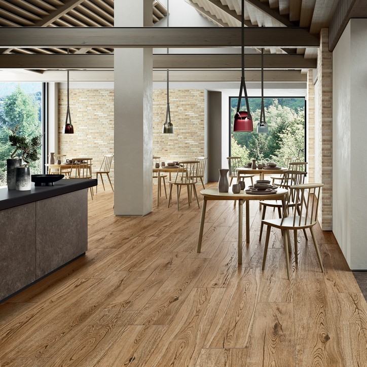Keramische binnentegel CeraVision Nordic Wood Blonde 10x60x0,9cm - Novabell nordic wood blonde - 13187