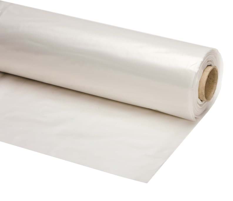 PE vochtwerende dampfolie 200cm breed - Pe folie 100 cm breed 0 20t 50mtr - 2382