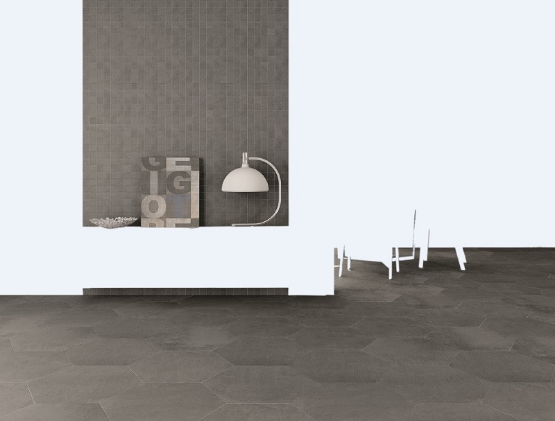 Keramische binnentegel Casalgrande Padana Pietra Bauge Antracite 60x60x1cm - Pietra bauge antracite 2 - 13958