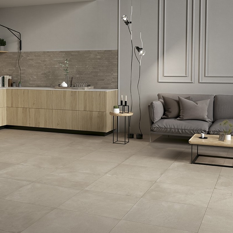 Keramische binnentegel CeraVision Citylife Sand 59,5x119,2x1cm - R 10 sand 60x60 living cucina - 13240