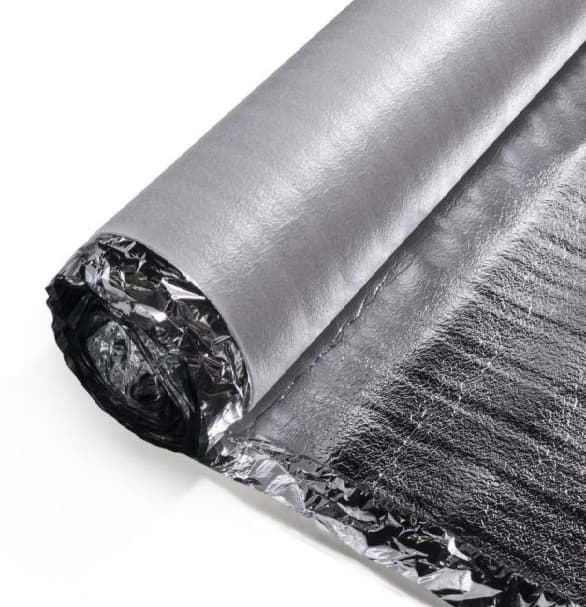 Silver plus ondervloer voor laminaat en parket - Silver plus 2mm 100cm overlap 20mtr - 2368