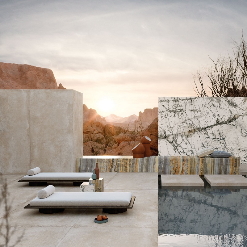 Keramische binnentegel Ariostea Ultra Con Crea Dove Grey Prelucidato 100x100x0,6cm - Ultra con crea dove grey 2 - 20848