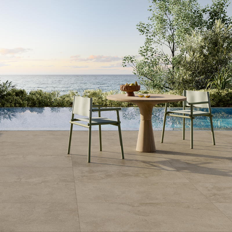 Keramische binnentegel Michel Oprey Coem Versatile Stone Argilla naturale (mat) 30,2x60,4x0,9cm - Versatile stone argilla sfeer - 20725