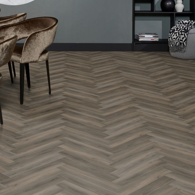 Ambiant Spigato Avanto visgraat click SRC dark grey 6158350619 - Yup herringbone dark grey sfeer - 21520