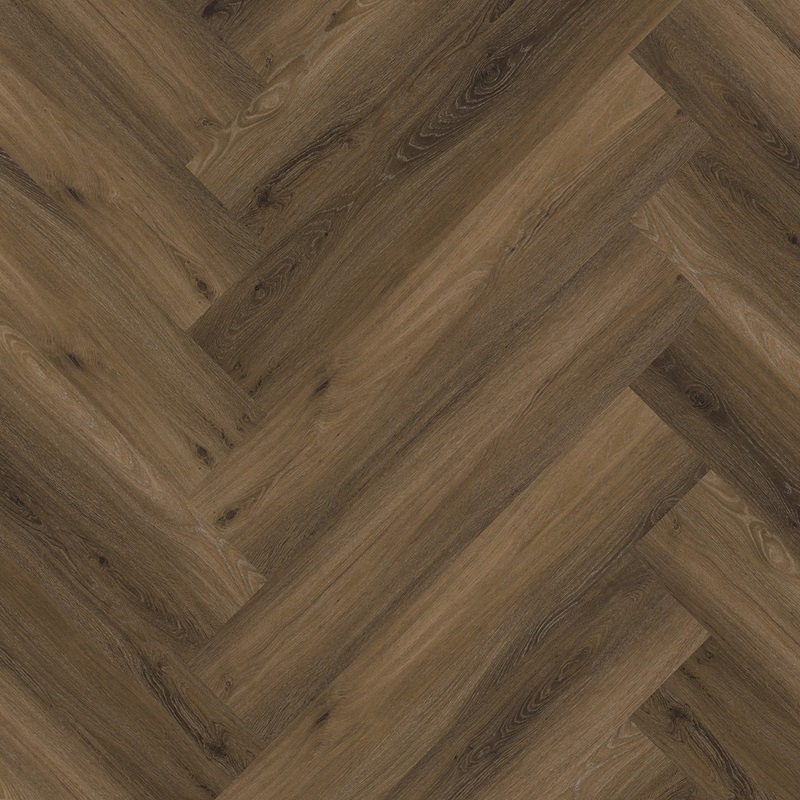Floorlife YUP Paddington Herringbone dryback warm brown 9096350119 - Yup herringbone warm brown product - 11893