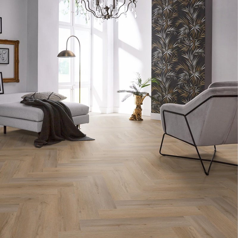Ambiant Spigato Vivero visgraat dryback smoky (plak PVC) 6411182119 - Yup leyton smoky sfeer - 21076