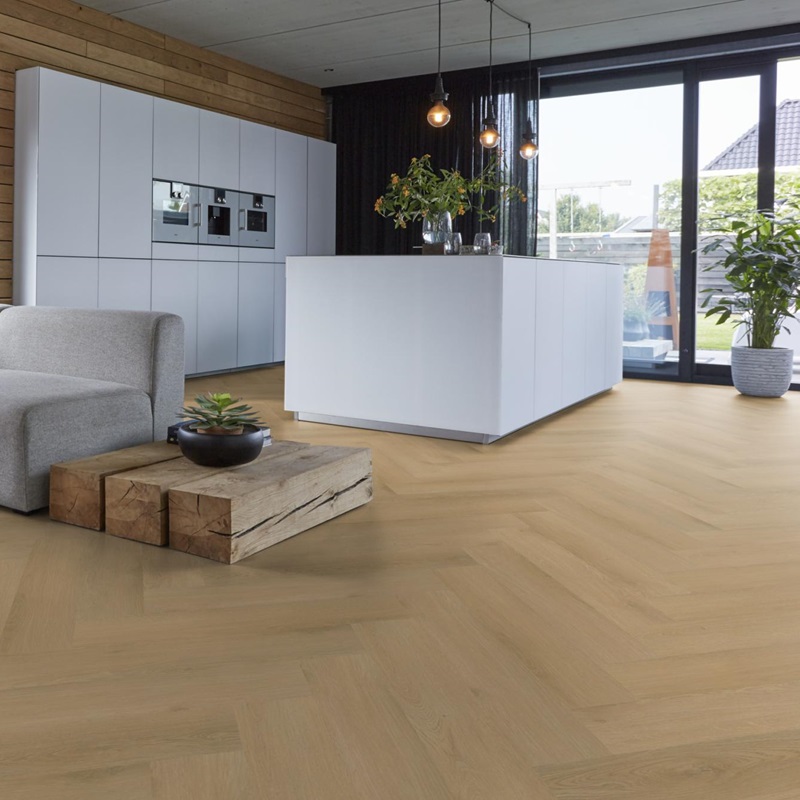 Floorlife YUP Merton Herringbone visgraat dryback light oak 9611751319 - Yup merton light oak sfeer - 11758